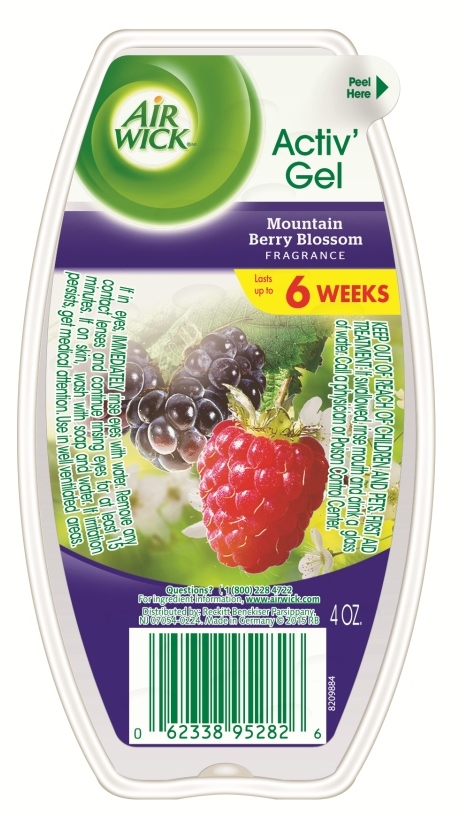 AIR WICK Activ Gel  Mountain Berry Blossom Discontinued